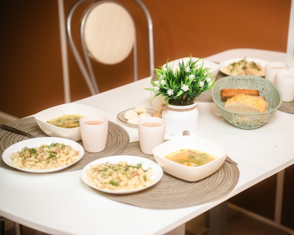 Обед в пансионате